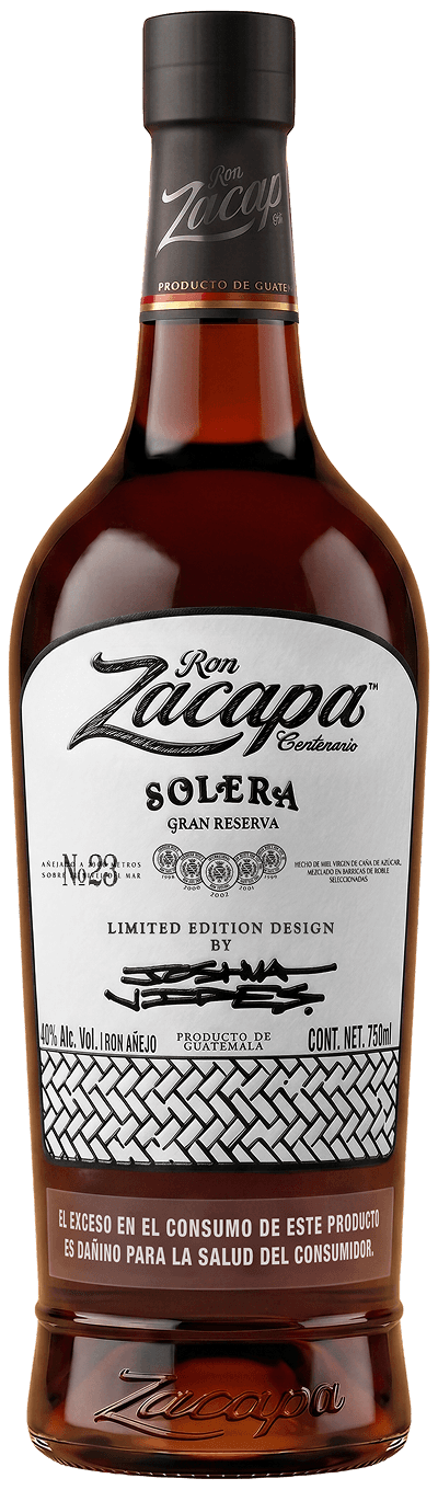 Botella Edición Limitada Ron Zacapa Joshua Vides